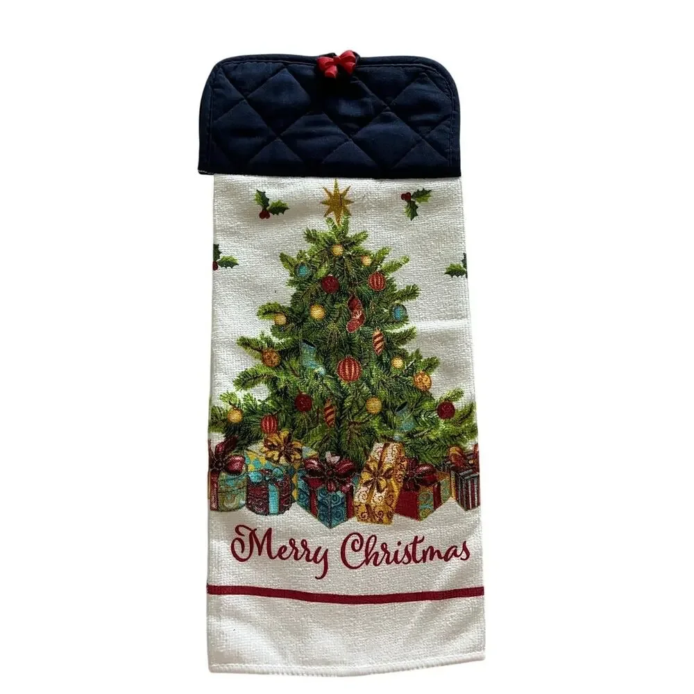 Set of 4 Seasonal Handmade Hanging Hand Towels Fall Summer Winter Spring